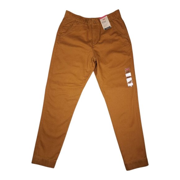 Levis XX Chino Joggers Elastic Waist Drawstring Pants Tapered Leg Mens Size S - Picture 3 of 12